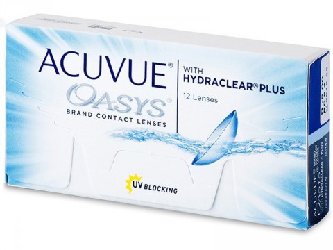  - Acuvue Oasys with Hydraclear plus 12 ks +1čočka ZDARMA
